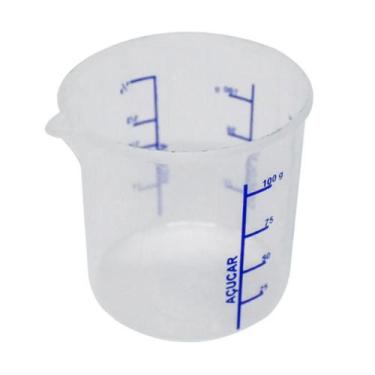 Imagem de Medidor Copinho Culinário Multiuso Diversas Receitas 100ml - Injetemp