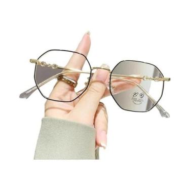 Imagem de Óculos Unissex Ultraleves Com Bloqueio De Luz Azul Estilo Coreano Arma