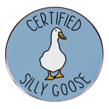 Imagem de Esmalte Silly Goose Funny Cartoon Goose com certificação Brooch - yiwe