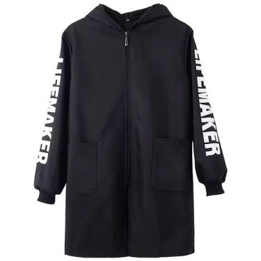 Imagem de Avental espesso de inverno com capuz impermeável para homens e mulhere