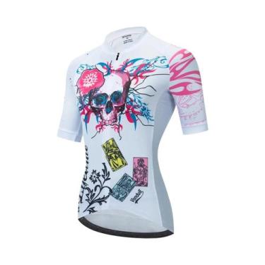 Imagem de Vendull Short Sleeve Cycling Jersey para Mulheres, Mountain Bicycle Ve