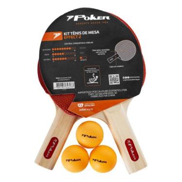 Imagem de Kit Tenis De Mesa Poker Effect, U