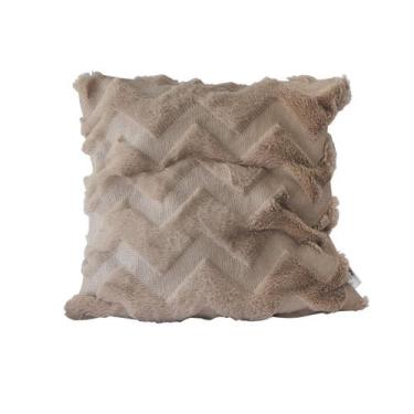 Imagem de Capa de almofada com detalhes geométricos 44x44cm - Amigold, IMPORTADO