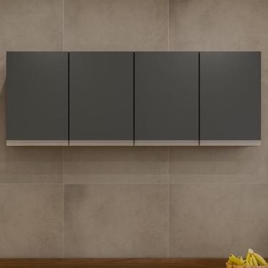 Imagem de Armário Aéreo 1,60m com 4 Portas Cozinha Área de Serviço Lavínia Freij