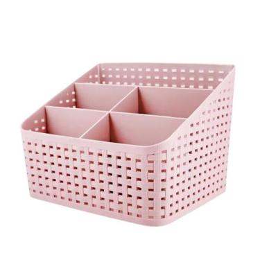 Imagem de Porta Trecos Organizador De Mesa Lápis Canetas Clips Decora Quarto Mes