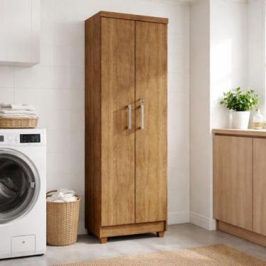 Imagem de Armário Multiuso com Chave Isabela Cedro 2 Portas - Rud Rack