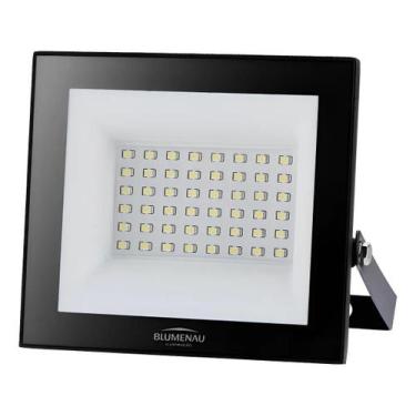 Imagem de Kit 4 refletor led 50w 6500k branco frio holofote blumenau - Blumenau 