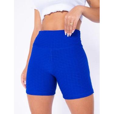 Imagem de Bermuda Bolha Academia - Bella Fitness, Royal, GG /42
