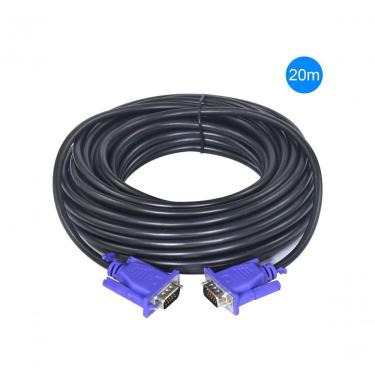 Imagem de Cabo VGA VGA-20 D-Sub 15 Pinos para Monitor Projetor e TV 20M Resolução 1280x1024PX Vinik
