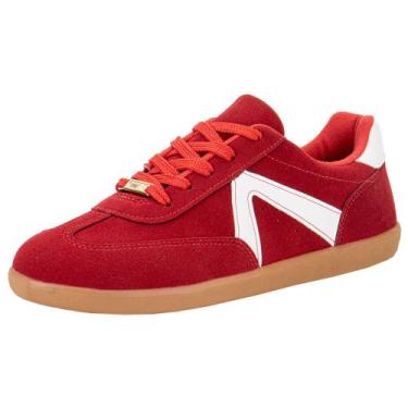 Imagem de Tênis feminino casual vizzano 1430102, Vermelho, 35