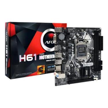 Imagem de Placa Mãe Afox Ih61-ma2-v2 Ddr3 Lga1155 Intel H61 16gb