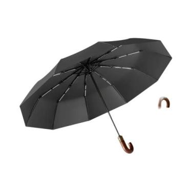 Imagem de Guarda-chuva Dobrável Com Proteção UV UPF50+ E Cabo Curvo, Compacto, P