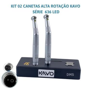Imagem de Combo 636 - 02 PÇS Caneta Alta Rotação LED ODONTO DENTISTA - KAVO