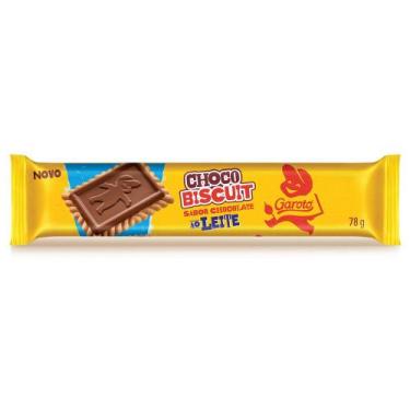 Imagem de Biscoito Garoto Choco Biscuit Sabor Chocolate Ao Leite 78g