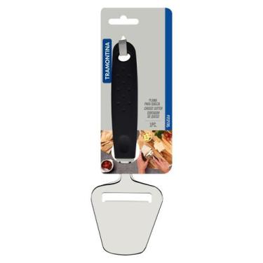 Imagem de Cortador De Queijo Tramontina Utilità Aço Inox Preto