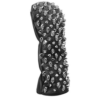 Imagem de Capa de golfe, rebite de crânio, capa de golfe, PU para encaixe firme na cabeça do taco(eu)