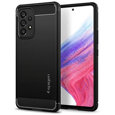 Imagem de Spigen Capa Rugged Armor projetada para Galaxy A53 5G (2022) - preto fosco