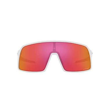 Imagem de Oakley Oo9406 Sutro Óculos de sol retangulares masculinos, Branco polido/Prizm Field, 37 mm