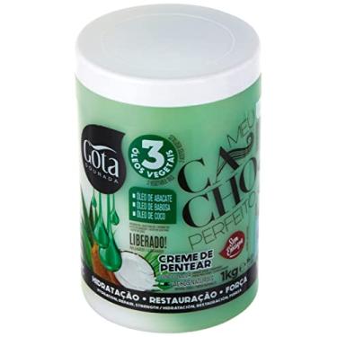 Imagem de Gota Cr Pentear Cacho Pft 3 Oleos Hidr Rest For 1Kg, Gota Dourada