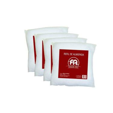 Imagem de Kit com 4 Refil Para Enchimento de Almofada 40x40cm