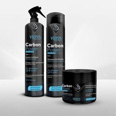 Imagem de Kit Vloss  Carbon Power  3x 300ml