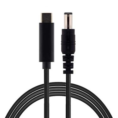 Imagem de Cablecc Tipo C USB-C Entrada para Retângulo 5,5 x 2,1 mm Cabo de Carregamento PD para Laptop Notebook (5,5 x 2,1 mm)
