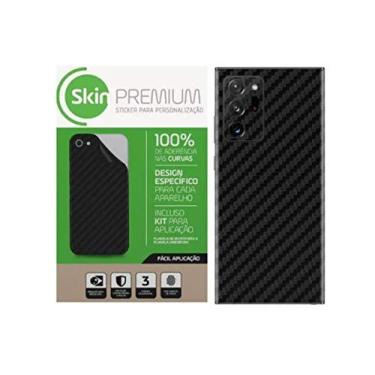 Imagem de Skin Premium Adesivo Fibra Carbono Samsung Note 20 Ultra (Preto)