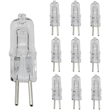 Imagem de Lâmpadas domésticas Fengyan 50 lâmpadas halógenas 30W G4 DC 12V AC 220V 230V 240V Lâmpadas halógenas de vidro corpo pequeno 360 graus lâmpada doméstica branca quente, AC220V 30W