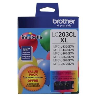 Imagem de Brother LC203CL Cartucho de tinta – ciano, magenta, amarelo – 1 de cada