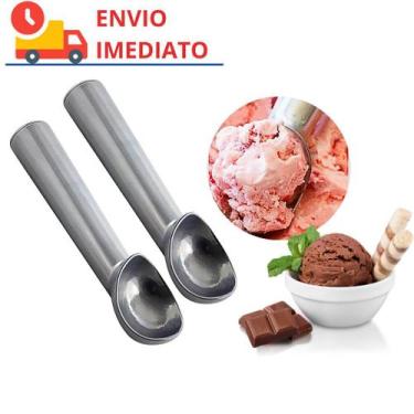 Imagem de Colher Pegador para Sorvete Aluminio Profissional Sorveteria - SQ Só Q