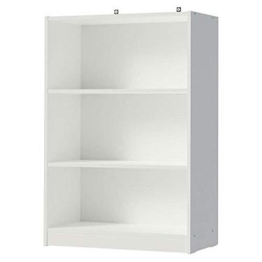 Imagem de Estante para Livros Home Sala Madesa 6907 com 3 Nichos - Branco