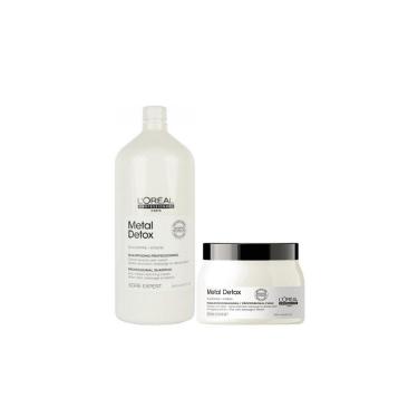 Imagem de L'Oréal Professionnel Metal Detox Shampoo 1,5L+ Máscara 500g