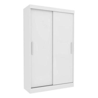 Imagem de Guarda Roupa Solteiro Firenze 2 Pt Neve Mdp Móveis Tcil, Neve