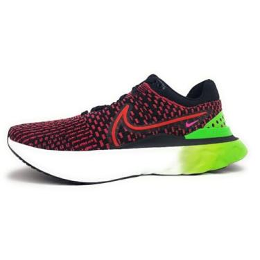 Imagem de Nike Men's React Infinity Run Fk 3 Shoe, Black/Siren Red-Green Strike-Team Red, 7 UK (7.5 US)