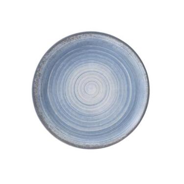 Imagem de Prato Sobremesa 21cm Porcelana Schmidt - Dec. Esfera Azul Celeste 2414