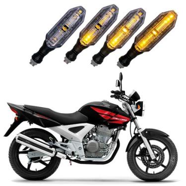 Imagem de Kit 4 Setas Sequenciais P26 S CBX 250 Twister 2004 2005 2006 2007 2008