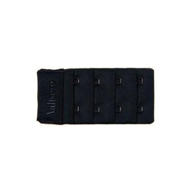 Imagem de Extensor De Sutiã Com 2 Colchetes E 4 Regulagens Valisere 11860, Preto