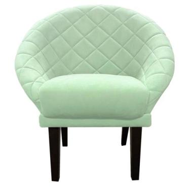 Imagem de Cadeira Sala de Estar Liz Veludo Acqua - Mansão Decor