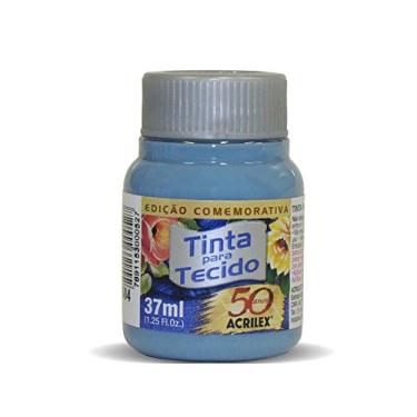 Imagem de Tinta Tecido Fosca 037ml Azul Inverno - Duzia com 12, Acrilex, 041400584, Multicor