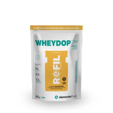 Imagem de Whey Protein WheyDop 3W Refil 900g - Elemento Puro, Banoffee