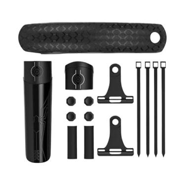 Imagem de Para-lama de bicicleta com sistema de liberação rápida, dianteiro/traseiro, ajustável, para proteção contra respingos de água e sujeira.(Single installation)