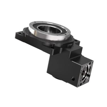 Imagem de Plataforma giratória oca, THR130, ângulo reto de 90 graus, toca-discos de caixa de engrenagens para eixo servo motor CA de 60 mm, 200 W, 400 W, 14 mm (10:1)