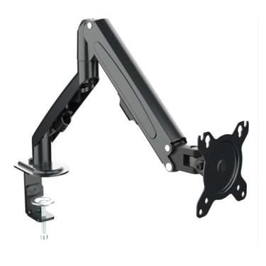 Imagem de Suporte de montagem para monitor de mesa GC08-12, adequado para tela LCD de 13 a 27 polegadas, suporte giratório e ajustável de inclinação (preto)