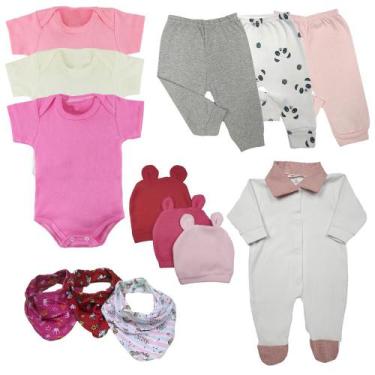 Imagem de Kit 13 Pçs Roupa De Bebê Macacão Touca Body Menino Menina - Koala Baby