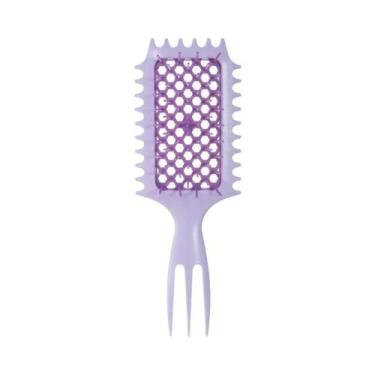 Imagem de Escova De Cabelo Antiestática 3 Em 1 Para Cabelos Normais, Cacheados E