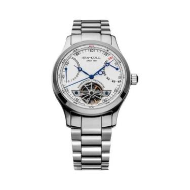 Imagem de Relógio Mecânico Masculino De 39mm Da Série Seagull Flywheel Com Pulse