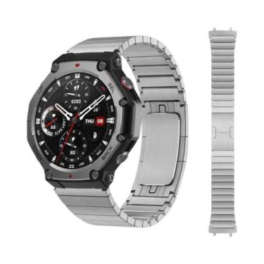 Imagem de Relógio Inteligente Amazfit T-Rex 3 Com Pulseira De Aço Inoxidável Lux