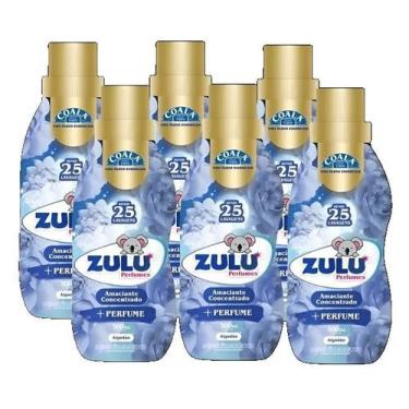 Imagem de 6 Amaciante Concentrado Algodão Zulu Perfumes Coala 500ml