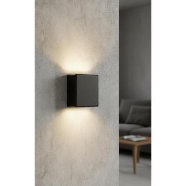 Imagem de Arandela LED 6W 3000K Preta Bivolt IP65 À Prova D'água - Congratulatio