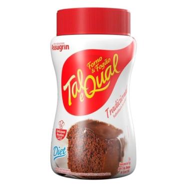Imagem de Adoçante em Pó Tal e Qual 120g – Forno e Fogão, Substitui o Açúcar na Mesma Medida